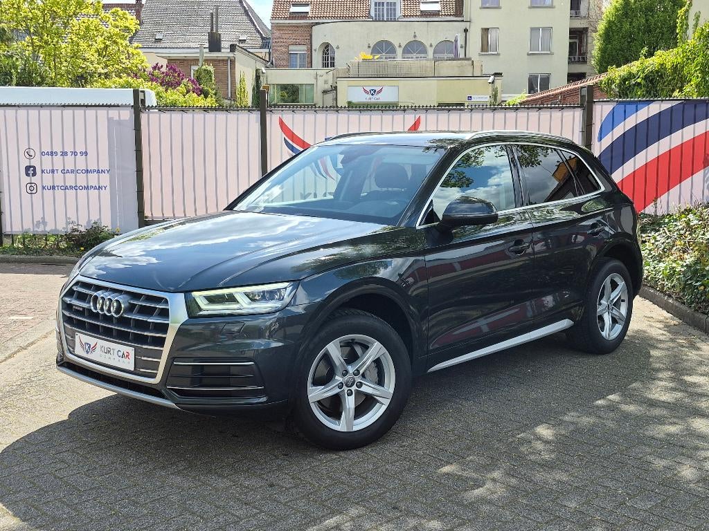 Audi Q5 40 TDI Quattro / Camera / Sportzetels / Navi / LED, Autos, Cuir, Argent ou Gris, Achat, Euro 6