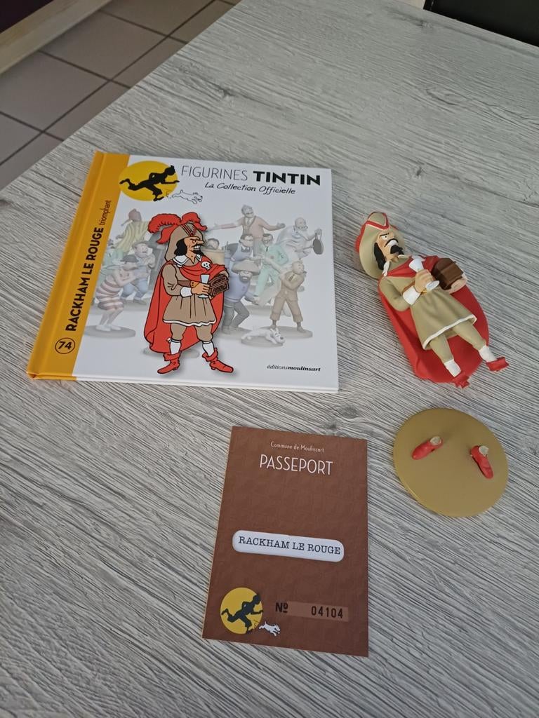Figurine RACKHAM LE ROUGE Collection Officielle Moulinsart, Enlèvement ou Envoi, Tintin, Comme neuf, Statue ou Figurine