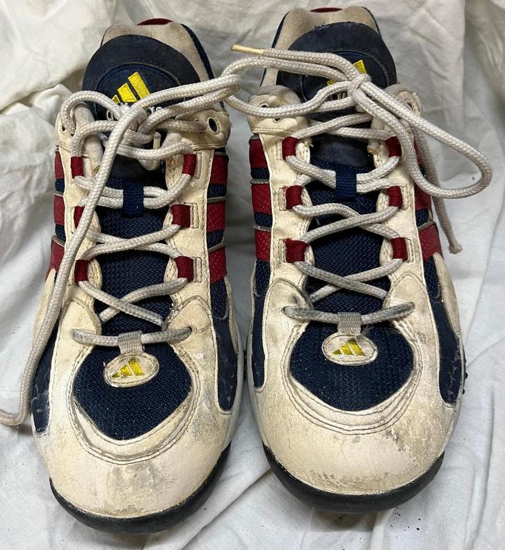 Chaussures de sport Adidas, FIREBALL, 1998, collection rare, Vêtements | Hommes, Chaussures, Porté, Baskets, Blanc, Enlèvement