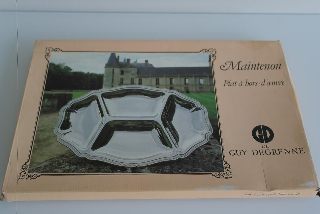 schaal in inox guy degrenne afm: 40 cm x 25 cm, Ophalen of Verzenden, Nieuw, Ovaal, Metaal