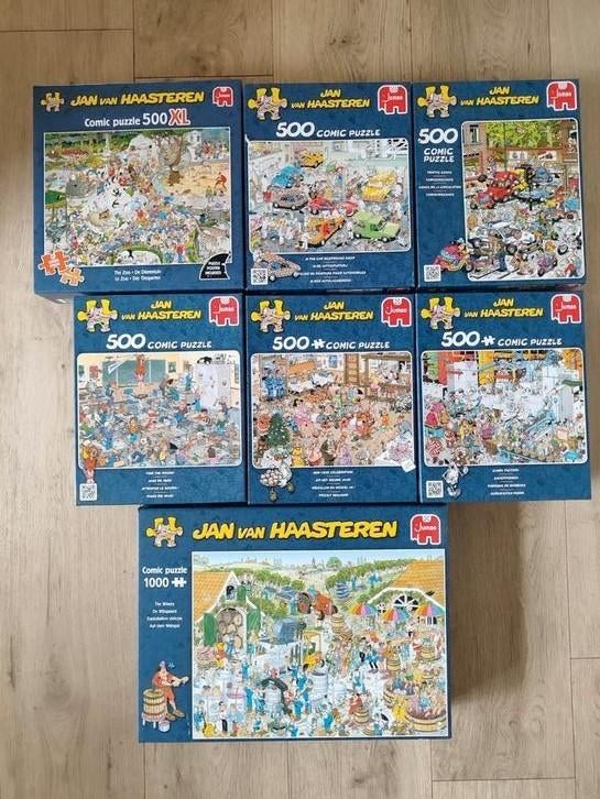 Pakket meerdere puzzels, Ophalen