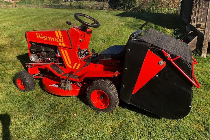 zitmaaier WESTWOOD S1100, Tuin en Terras, Zitmaaiers, Gebruikt, Minder dan 90 cm, Elektrische starter, Opvangzak, Opvangbak, Versnellingen