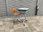 Vintage design kinder bureau. Jaren 60/70, Enlèvement, Utilisé, Gris, Métal