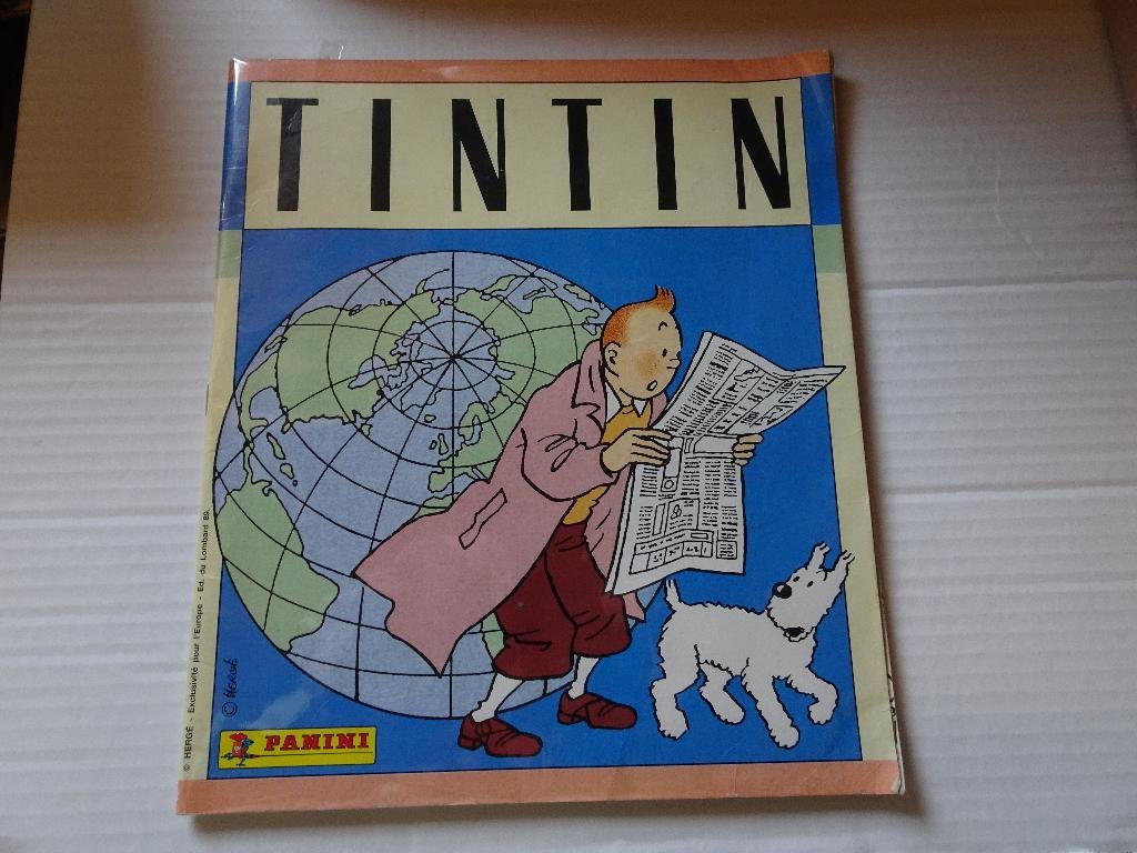 Album Panini Tintin - Hergé, Enlèvement ou Envoi, Utilisé, Plusieurs autocollants