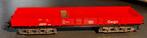 3310. Märklin H0 „Cargo” rode platte wagen., Ophalen of Verzenden, Gebruikt, Wagon, Märklin