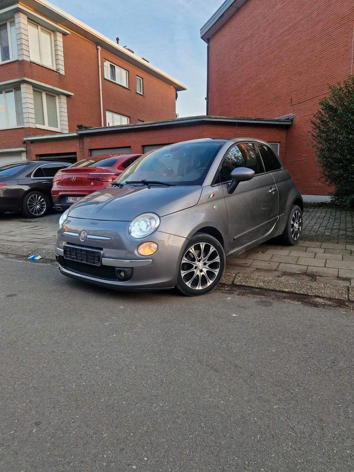 Fiat 500 1.4 benzine euro5 blanco gekeurd voor verkoop, Auto's, Fiat, Particulier, ABS, Adaptieve lichten, Adaptive Cruise Control