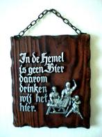 Humoristique, Collections, Marques de bière, Enlèvement ou Envoi, Comme neuf, Panneau, Plaque ou Plaquette publicitaire