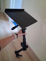 Laptophouder met arm voor in de auto/camionette/vrachtwagen, Ophalen, Zo goed als nieuw, In hoogte verstelbaar