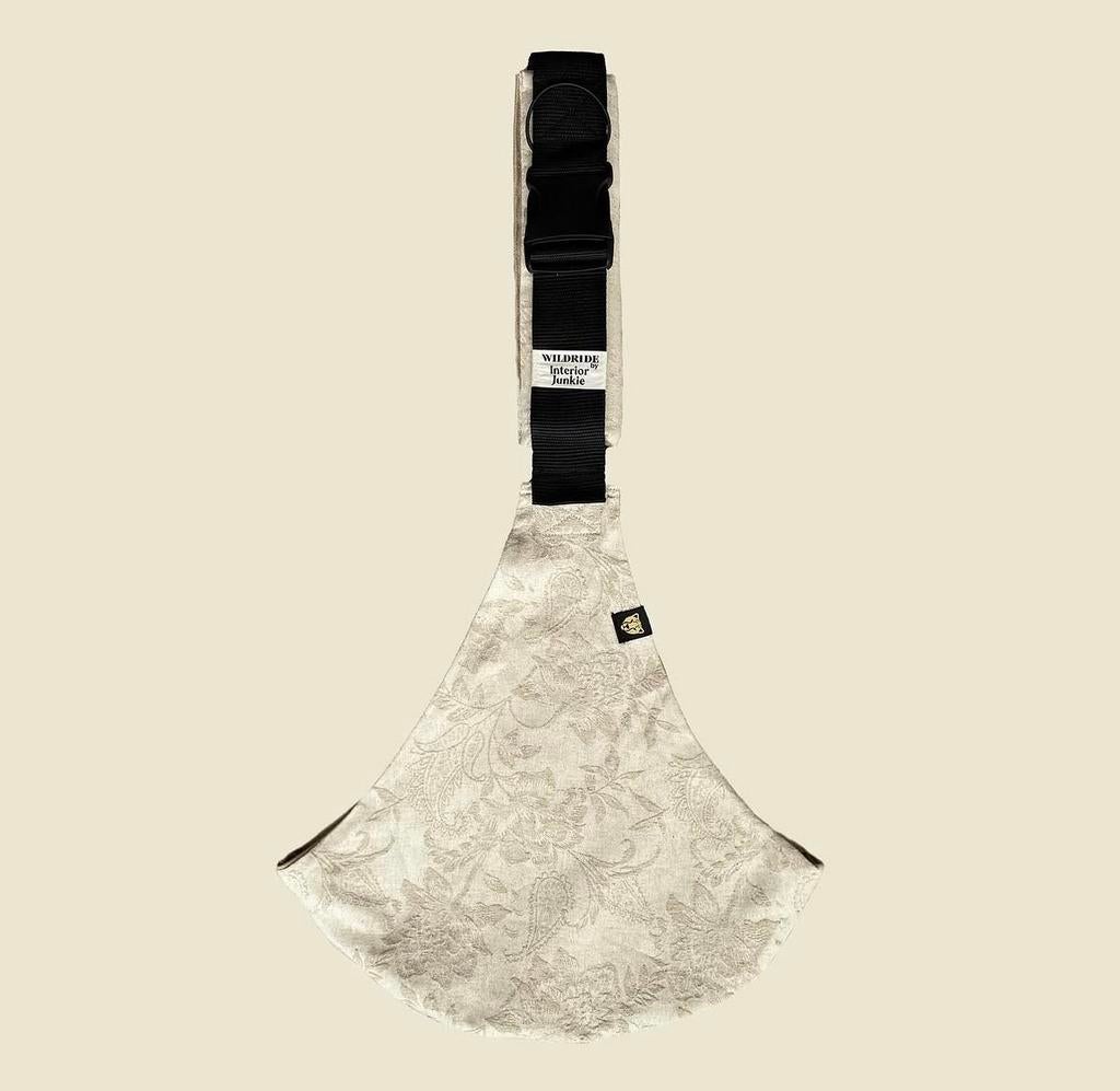 Draagzak WILDRIDE by Interior Junkie Beige bloemen motief, Ophalen, Zo goed als nieuw, Draagzak