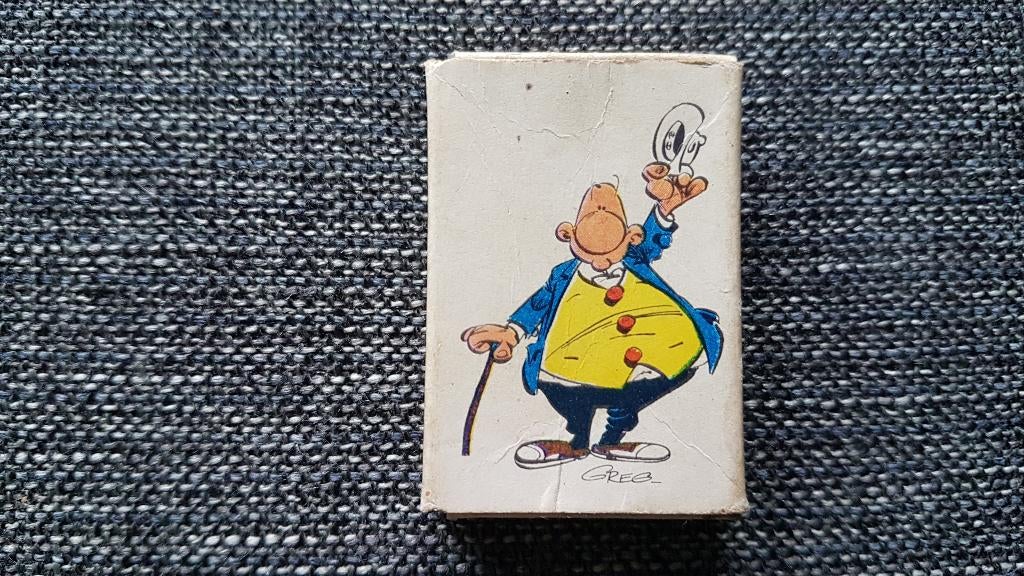 Greg Oliver Blunder - Seita Boite allumettes, Collections, Personnages de BD, Enlèvement ou Envoi, Autres personnages, Utilisé