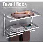 Badkamer Handdoekrek Wandmontage handdoek droog rek Zilver, Ophalen of Verzenden, Nieuw, Overige kleuren, Handdoekenrek