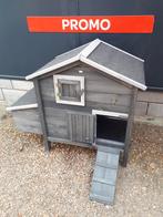 Europees kippenhok met puntdak, Dieren en Toebehoren, Pluimvee | Toebehoren, Ophalen, Nieuw, Kippenhok of Kippenren