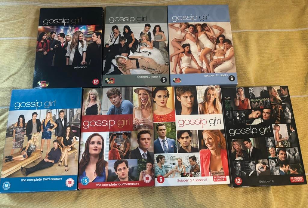 Gossip Girl — DVD de la série complète (saisons 1 à 6), CD & DVD, DVD | TV & Séries télévisées, Enlèvement, Utilisé, Coffret