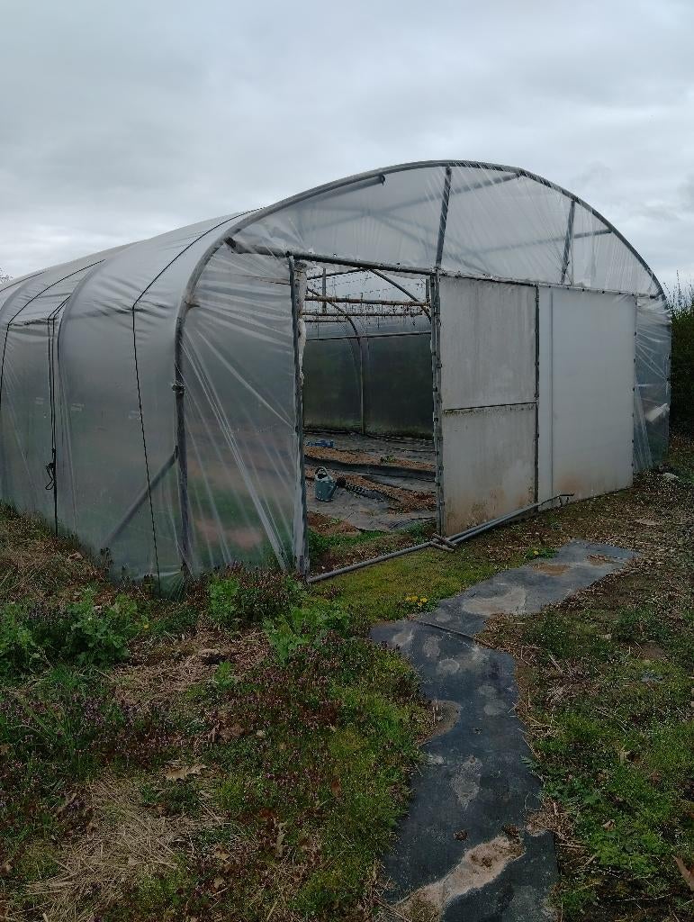 tunnelserre, Ophalen, Folie, Gebruikt