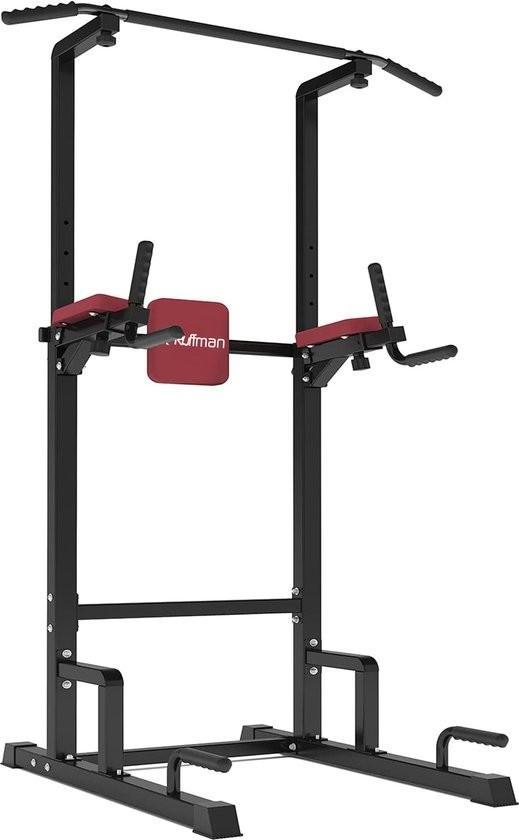 Pull up Station - Zwart - Ruffman PS200, Sport en Fitness, Fitnessapparatuur, Zo goed als nieuw, Krachtstation, Rug, Metaal, Ophalen