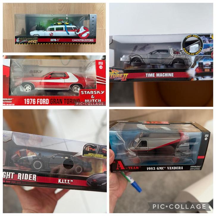 5 véhicules de série neuf en boite 5 voitures, Hobby en Vrije tijd, Modelauto's | 1:24, Nieuw, Auto, Ophalen