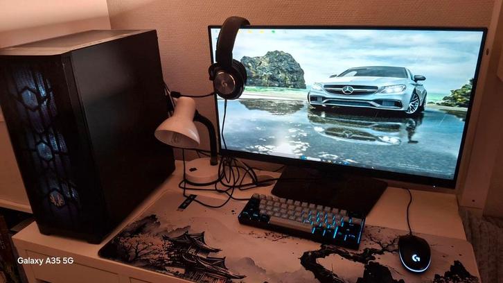 Volledige pc-gaming-setup te koop, Computers en Software, Desktop Pc's, Nieuw, 3 tot 4 Ghz, SSD, 16 GB, Met videokaart, Met monitor