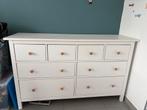 Commode IKEA HEMNES - blanche - 8 tiroirs, Enlèvement, Comme neuf