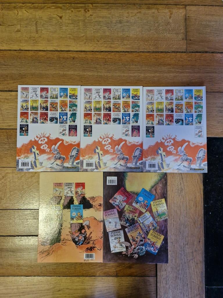 Lot de 5 bd pierre tombal 1 à 5, Enlèvement ou Envoi