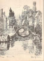 36 Lithografieën Brugge door Albert Goethals, Ophalen of Verzenden