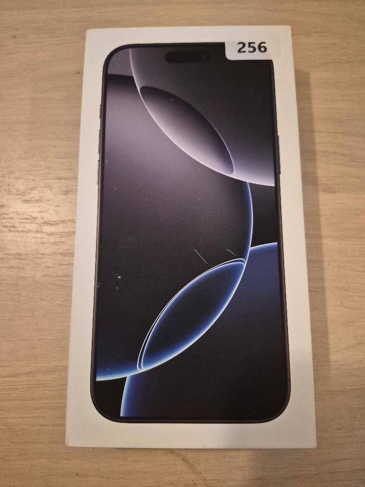 Nouveau iphone 16 pro max, Télécoms, Téléphonie mobile | Apple iPhone, Neuf, 256 GB, Sans abonnement, iPhone 16, Noir, Enlèvement ou Envoi