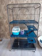 knaagdieren kooi voor fretten, ratten of chinchilla's, Animaux & Accessoires, 90 cm ou plus, 75 à 110 cm, Cage, Enlèvement