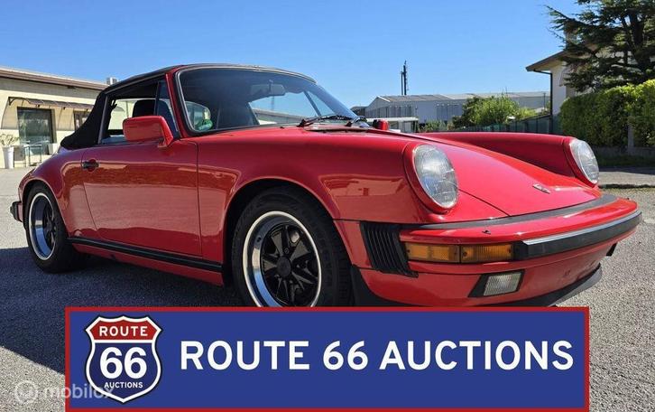 Porsche 911 SC | 1986 | Route 66 Auctions, Auto's, Oldtimers, Bedrijf, Te koop, Porsche, Benzine, Overige carrosserie, Handgeschakeld