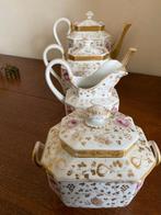 19de eeuws Parijse koffie-thee-melk en suikerpot, Ophalen