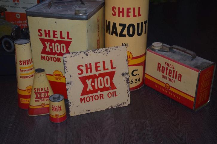 ruilen reclamebord shell, Verzamelen, Merken en Reclamevoorwerpen, Gebruikt, Reclamebord, Ophalen of Verzenden