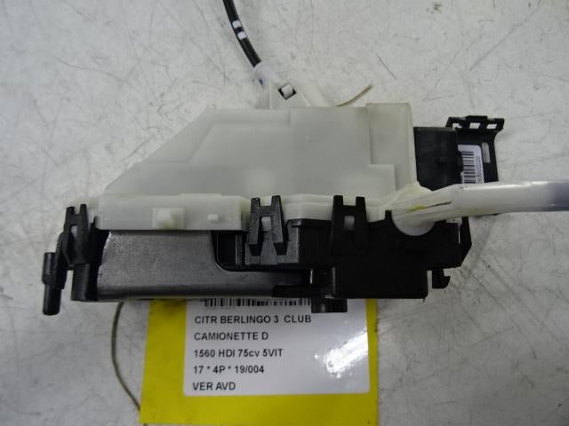 SERRURE DE PORTE AVANT DROITE Citroën Berlingo (828405), Utilisé, Droite, Citroën