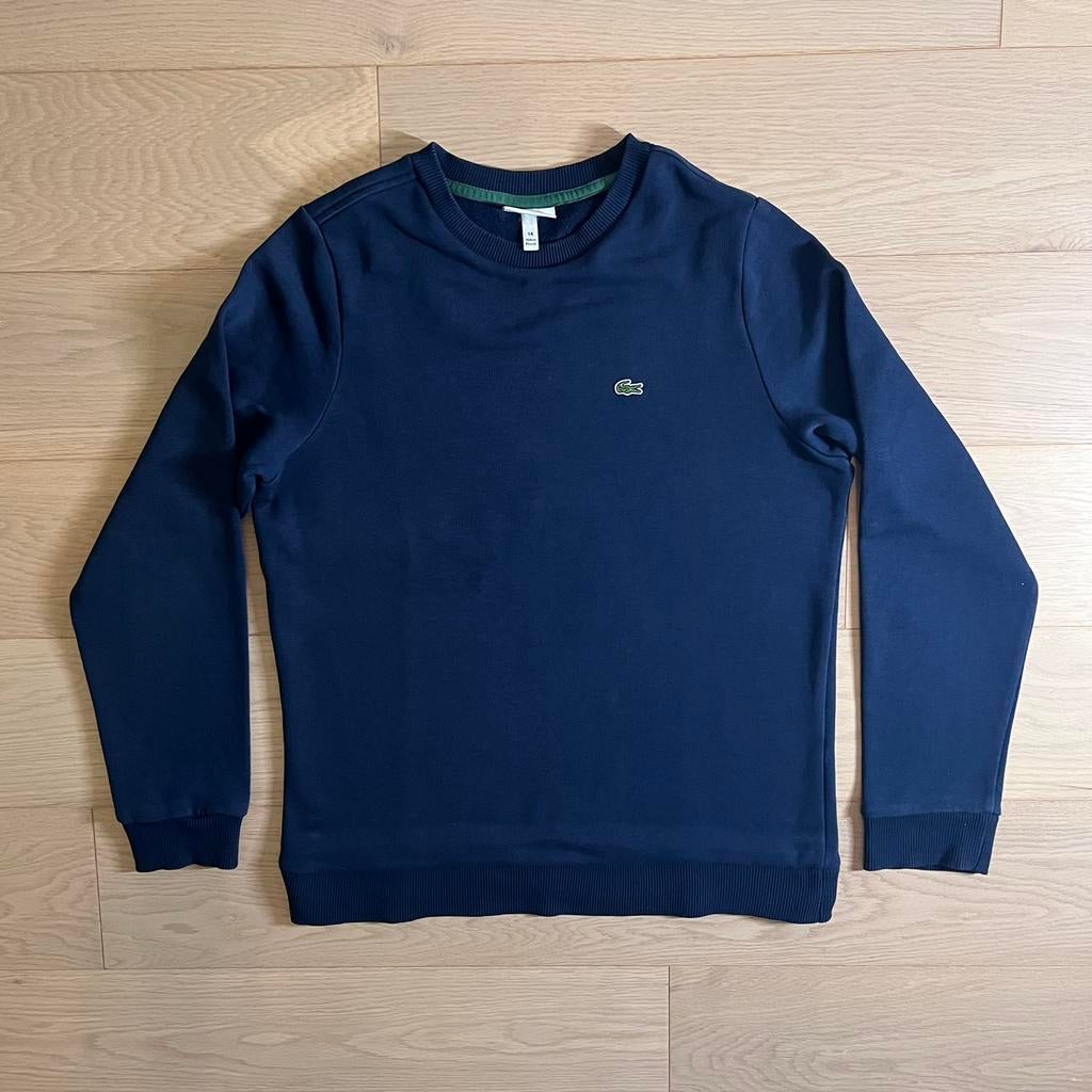 Lacoste Sweater - Donkerblauw - Maat 14Y - Goede Conditie, Envoi, Comme neuf, Taille 46 (S) ou plus petite, Bleu