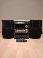 Stereo installatie JVC met bijhorende speakers, Ophalen, Zo goed als nieuw, Tuner of Radio, JVC