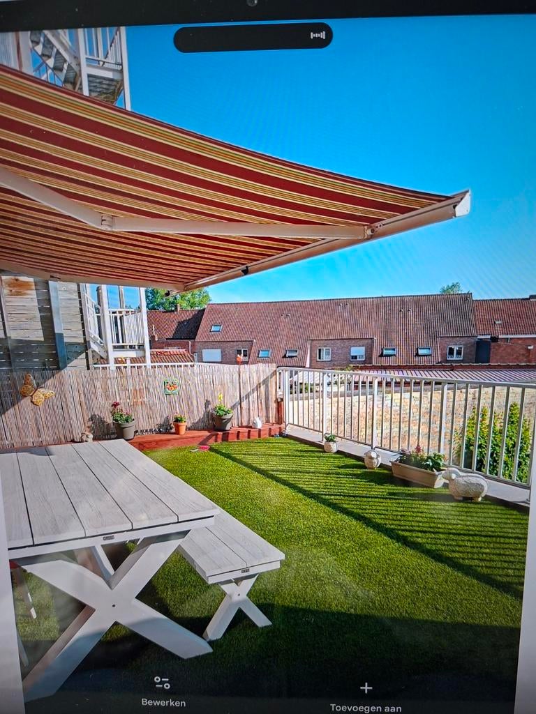 Picknick tafel met bank en 2 stoelen, Ophalen