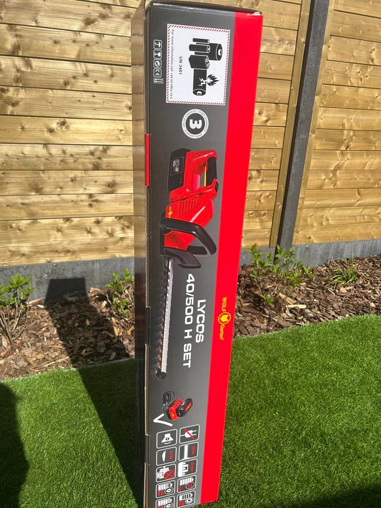 Nieuwe heggenschaar te koop (ongeopend), Enlèvement, Neuf, Batterie