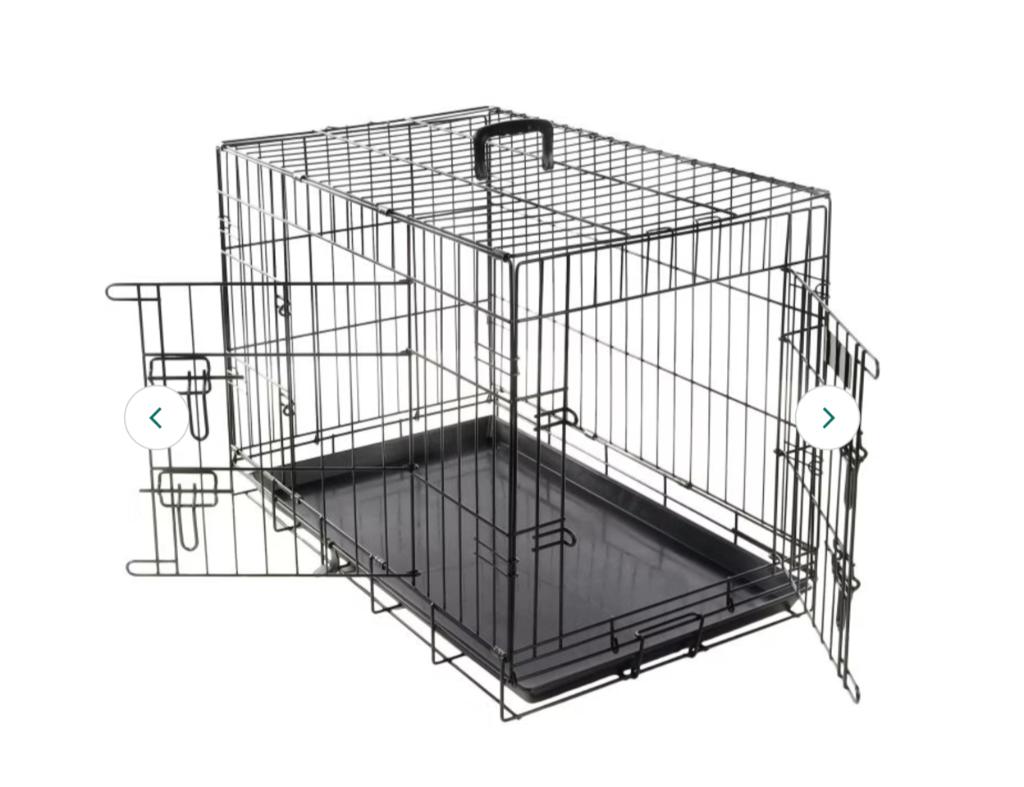 Hondenbench zwart XL 70x109x77 cm, Ophalen, Gebruikt