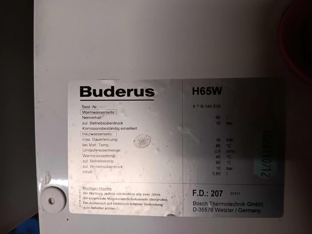 Buderus condensatieketel, Doe-het-zelf en Bouw, Verwarming en Radiatoren, Ophalen