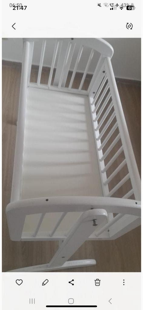 Berceau bébé avec matelas., Enlèvement, Matelas