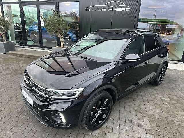 Volkswagen T-Roc 1.0 TSI  R-Line PANO Openedak !! 34000km, Auto's, Volkswagen, USB, Zwart, SUV of Terreinwagen, 999 cc