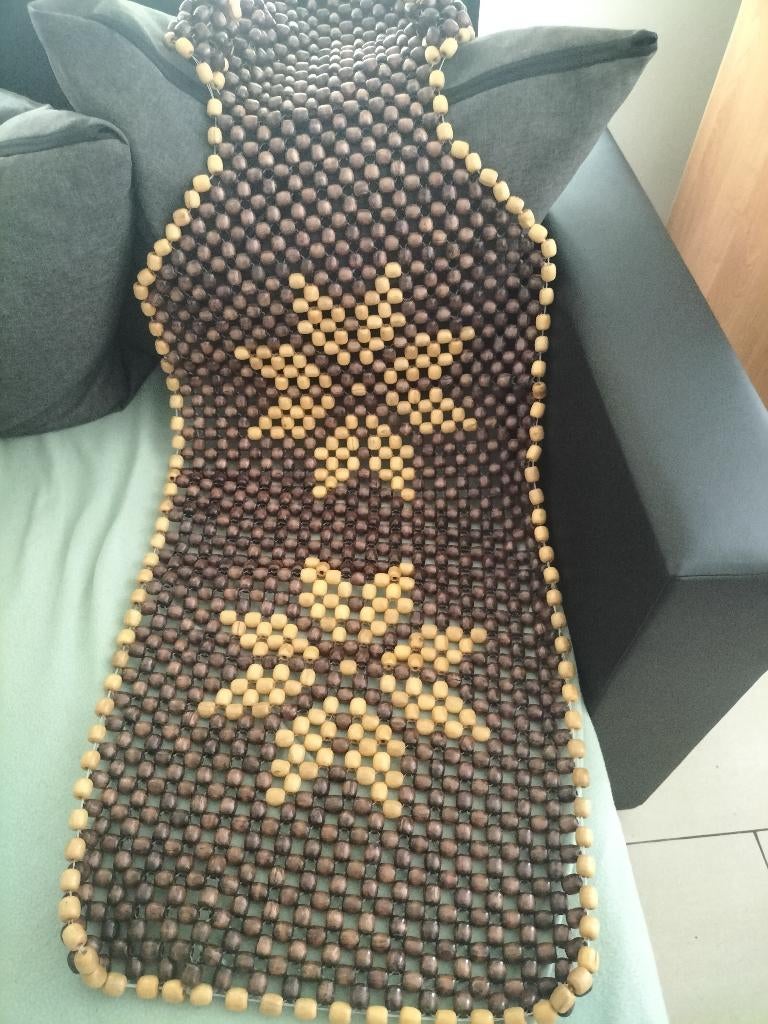 Couvre-siège massant en perles de bois, Enlèvement ou Envoi, Utilisé