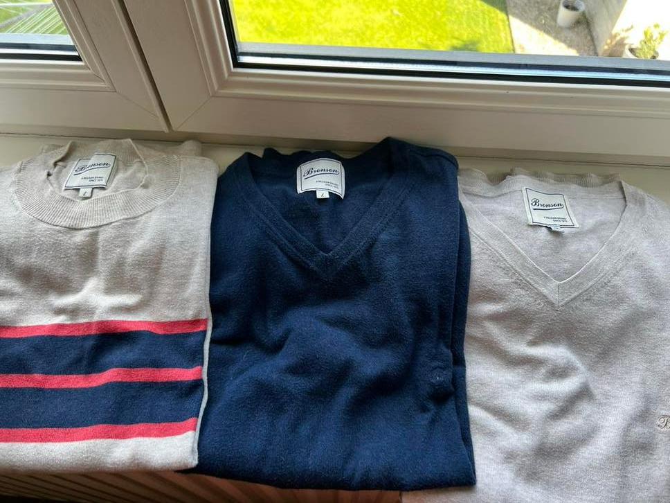 3 lichte heren pulls L en XL , zg , duur, Enlèvement ou Envoi, Comme neuf