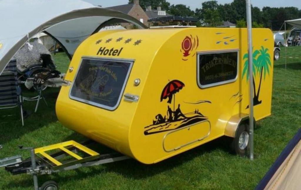 Lichtgewicht aluminium caravan / trailer ( tear drop ) 2010, Caravans en Kamperen, Caravanaccessoires, Ophalen