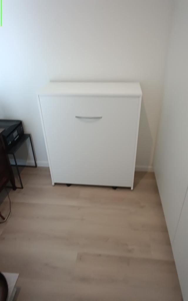 1-persoons opklapbed in kast, Huis en Inrichting, Slaapkamer | Bedden, Nieuw, Eenpersoons, 80 cm, 190 cm of minder, Metaal, Bruin