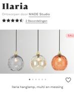 Hanglamp Ilaria Made, Huis en Inrichting, Lampen | Hanglampen, Ophalen, Zo goed als nieuw, Glas, 75 cm of meer