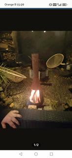 Terras/vuur haard roest look, Jardin & Terrasse, Foyers de jardin, Enlèvement