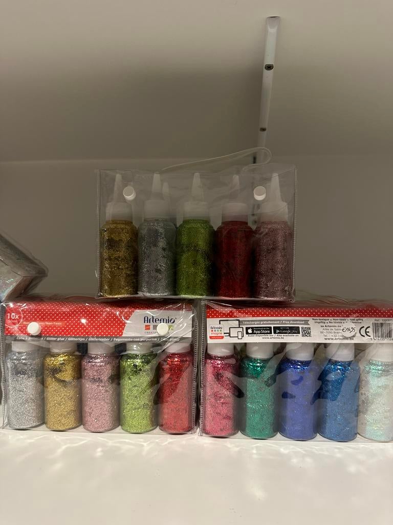 Glitterlijm 10 kleuren, Enlèvement