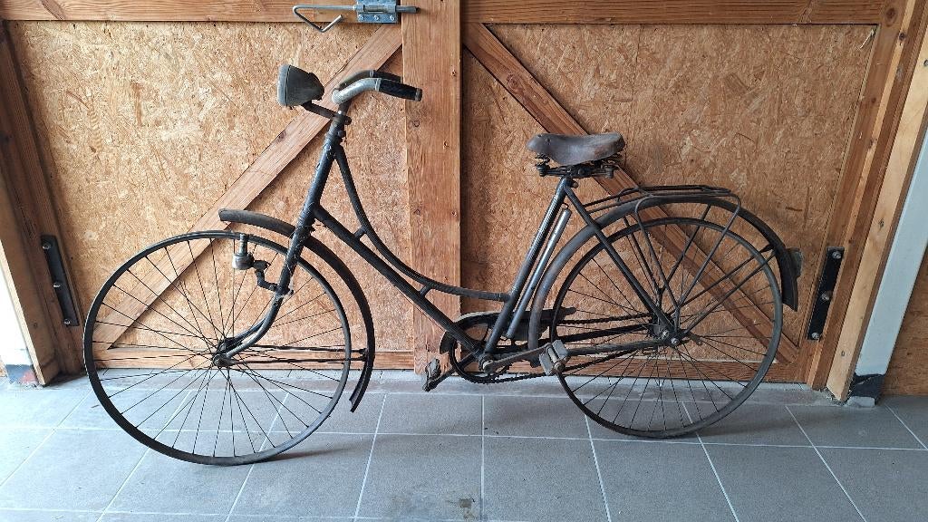 Antieke  originele omafiets/damesfiets, Vélos & Vélomoteurs, Enlèvement