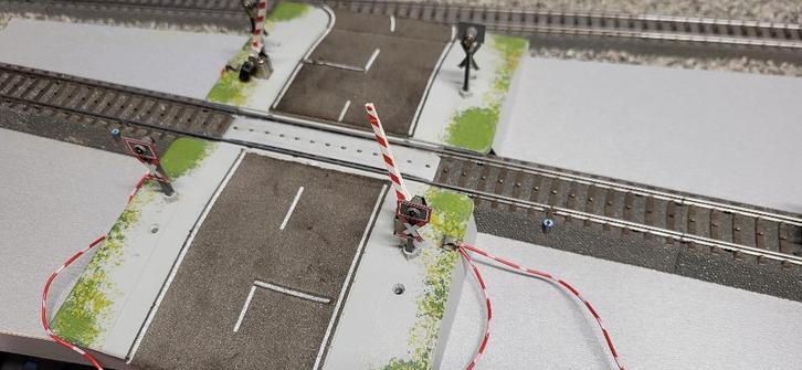 marklin H0 74920 automatische overweg, Hobby en Vrije tijd, Modeltreinen | H0, Gebruikt, Rails, Wisselstroom, Märklin, Ophalen