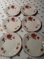 6 super mooie bordjes met gouden randje, Ophalen