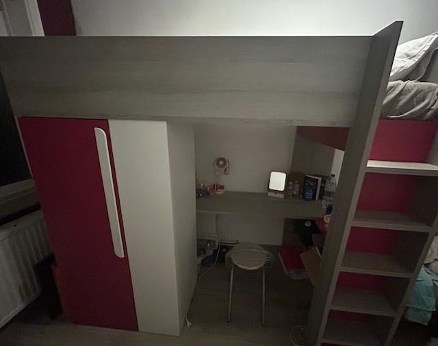 Chambre à coucher enfant à vendre, Maison & Meubles, Enlèvement, Utilisé, Une personne, Lit mi-hauteur mezzanine