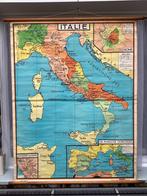 VINTAGE SCHOOLKAART - ROMEINSE RIJK- PUNISCHE OORLOGEN, Ophalen, Zo goed als nieuw, Landkaart